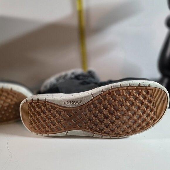 Hey Dude Eloise Gray and Black - Size 8 Women Excellent! - Picture 7 of 8